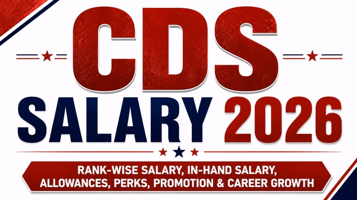 CDS Salary 2026: Rank-wise Salary, In-Hand Salary, Allowances, Perks, Promotions & Career Growth